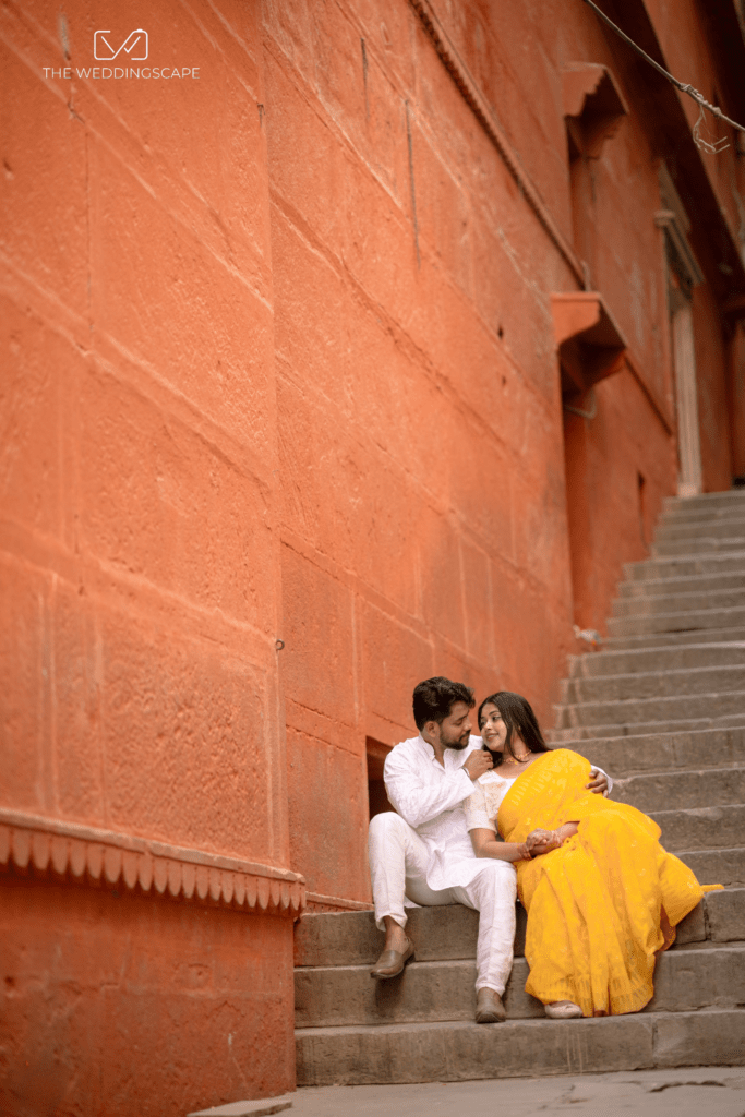 pre wedding shoot in Varanasi