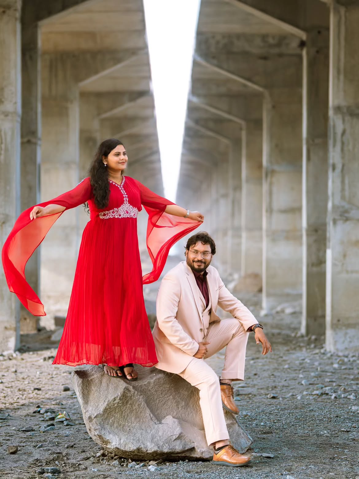 Pre-wedding couple shoot capturing heritage lanes and old city culture of Varanasi