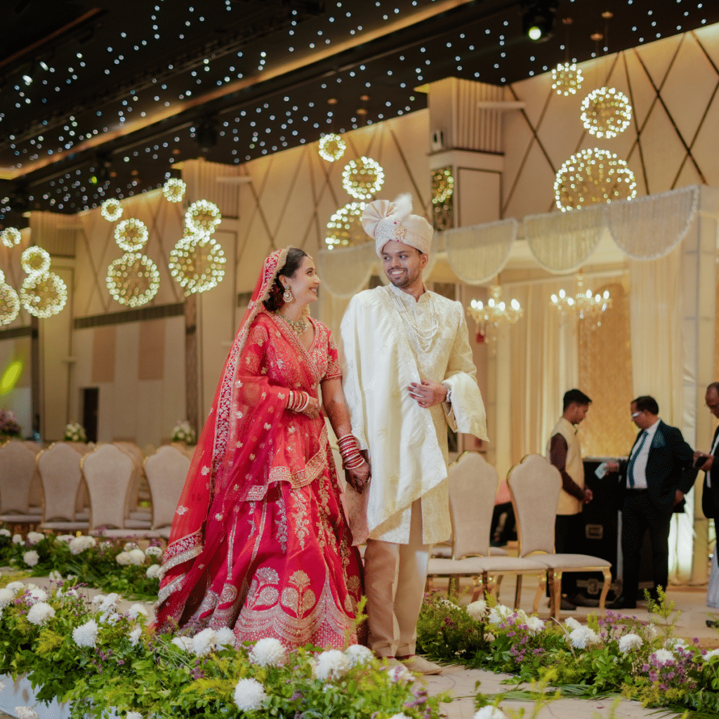 Bride and groom wedding photography in Varanasi